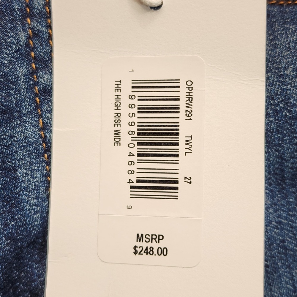 NWT FRAME The High Rise Wide Womens Stretch Wide Leg Trouser Jeans 27 - Picture 6 of 10